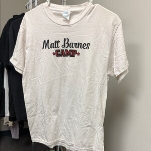 Matt Barnes Camp Casual Cream Tee